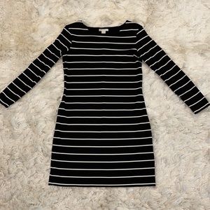 H&M Striped Long Sleeve Dress - US Small